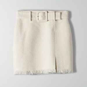 NWT Aritzia Babaton Pristina Tweed Skirt